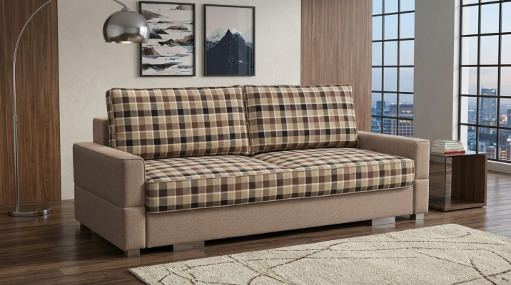 Sofá cama sofá de 3 plazas Big con función de cama sofá sofás sofás acolchados XXL