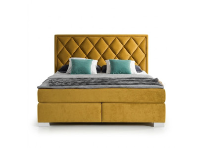 Camas Cama Acolchado Cuero Textil Diseñador Doble Matrimonial Hotel Boxspring
