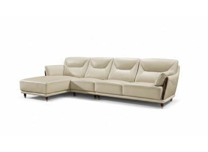 Sofá de esquina de diseño italiano, cojines de asiento de esquina, juego de esquina de cuero para sofá de esquina.