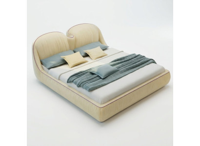 Diseño de camas de cuero Cama doble Lujo Matrimonial Moderno Estructura de hotel para dormir