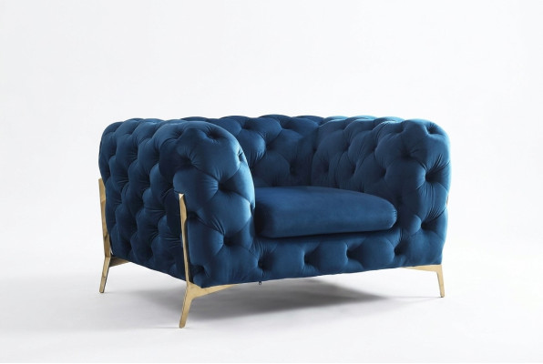 Chesterfield conjunto 2x sillón sofá set Chesterfield 1+1 asiento acolchado sillón.
