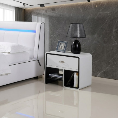 Diseño de mesa de consola de noche para el dormitorio.