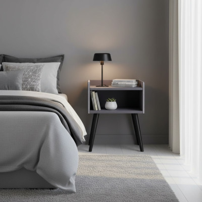 Diseño mesita de noche cómoda consola de noche habitación.