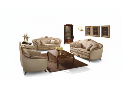 Clase de lujo 3+1+1 Grupo de sofás de muebles italianos Sofá Sofá Nuevo