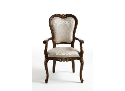 Clásico 1 silla diseñador italiano Muebles de comedor de madera barroca