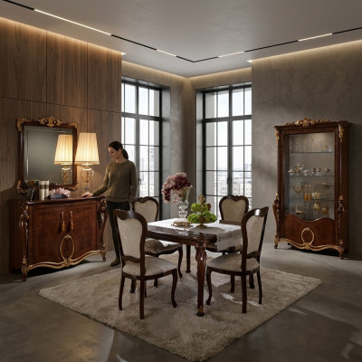 Mesa de comedor Mesa Comedor Mesas Madera Art Nouveau Muebles Italianos