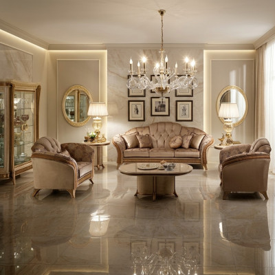 Clase de lujo 2+1 conjunto de sofás de muebles italianos Sofá arredoclassic™ nuevo