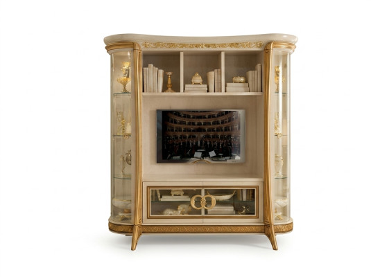 Armario para medios de comunicación, armario barroco rococó estilo art nouveau antiguo muebles de diseñador.