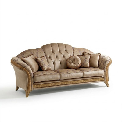 Elegante sofá de diseñador de 2 plazas, sofás tapizados en textil de estilo Art Nouveau arredoclassic™