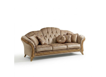 Elegante sofá de diseñador de 2 plazas, sofás tapizados en textil de estilo Art Nouveau arredoclassic™