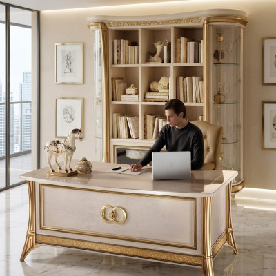 Escritorio Mesa Oficina Muebles de diseñador Barroco Rococó ModernismoJoven.