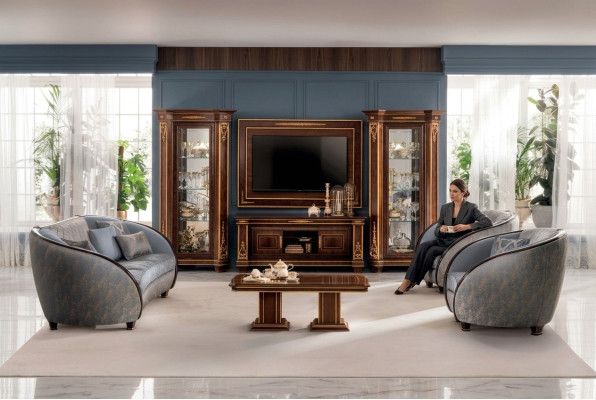 Clase de lujo 3+1+1 Muebles italianos Sofá Nuevo Conjunto de sofás arredoclassic™