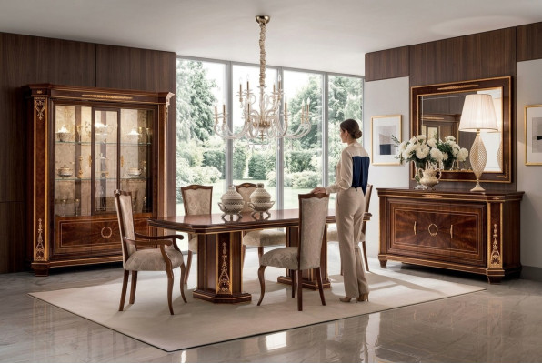 8 silla conjunto sillas sala de estar juego de muebles diseño de estilo Art Nouveau