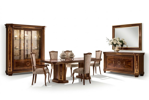 8 silla conjunto sillas sala de estar juego de muebles diseño de estilo Art Nouveau