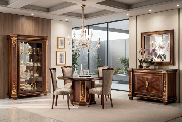 Mesa de madera de diseñador clásico, mesas estilo barroco rococó antiguo muebles.