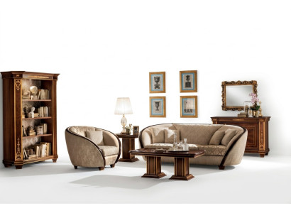 Muebles de sala de estar italianos, juego de sofás acolchados, completo 3+2+1, nuevo.