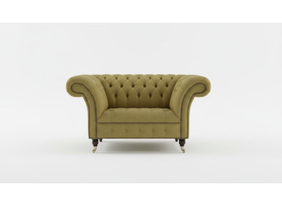 Chesterfield Design Sofá Sillón Sofá Acolchado Lujo Textil Sofás 1 Plaza #100