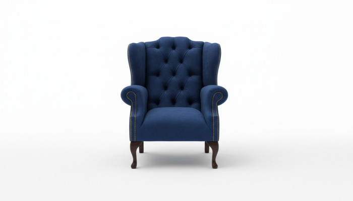 Sofá reclinable Chesterfield de 1 plaza nuevo para relajarse en la televisión.
