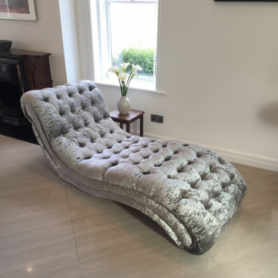 Sofá Chaise longue Chesterfield, sillón reclinable, sillón de club, sillón de relajación, decoración, banco, de cuero.