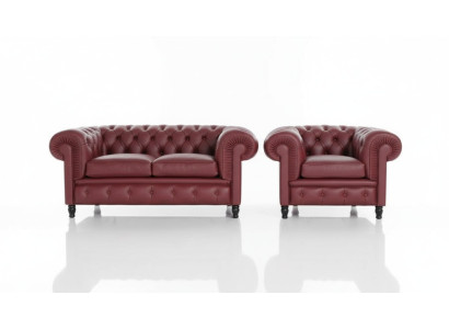 Chesterfield sofá tapizado 2+1 plazas conjunto de muebles tapizados sofás.