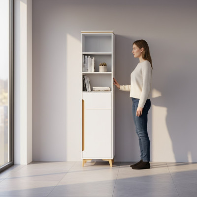 Vitrina Aparador Armario Estante Estilo Moderno Sala de estar Cómodas Colección de Cristal