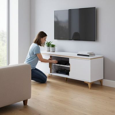 Mueble de TV, mesa de TV, armario de TV Colección moderna de salón.