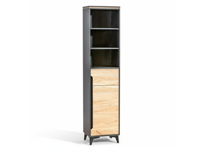 Armario alto vitrina diseño Armario vitrinas Estante Muebles de salón Estanterías Nuevo