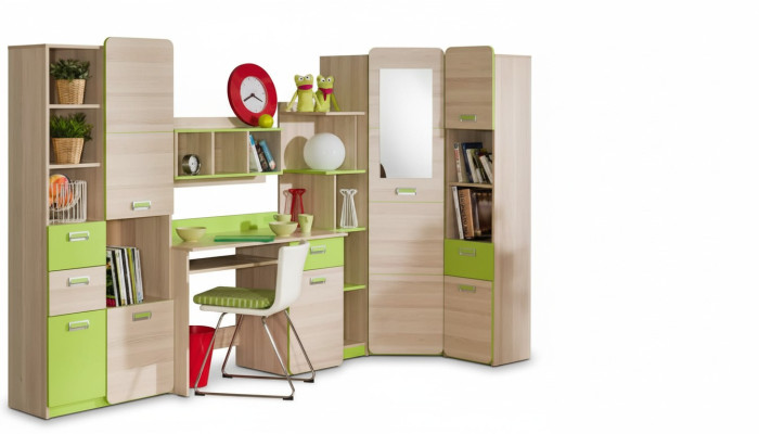 Habitación juvenil cómoda armarios infantiles aparador