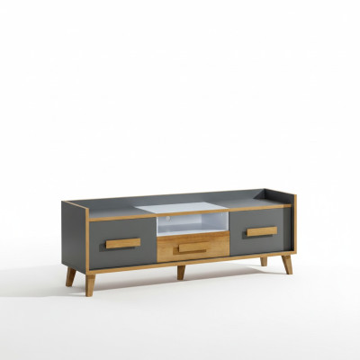 Mueble de televisión para habitación juvenil o sala de estar de la colección de paredes para la sala de estar.
