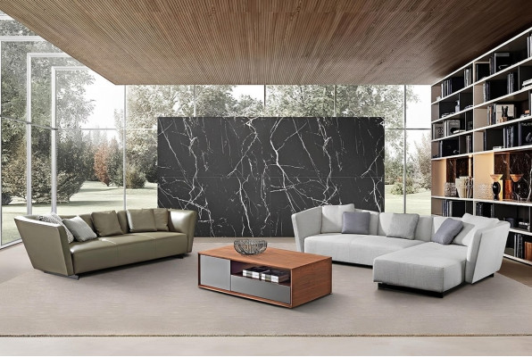 Sofá de esquina Sofá Couch Conjunto de esquina + Sofá de tres plazas Sofá de 3 plazas Sofás Couchen Textil