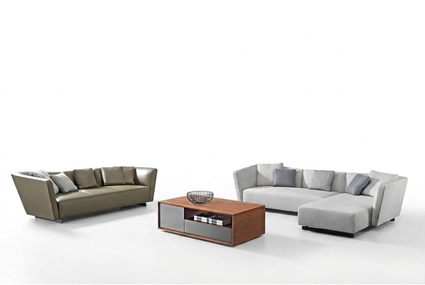 Sofá de esquina Sofá Couch Conjunto de esquina + Sofá de tres plazas Sofá de 3 plazas Sofás Couchen Textil
