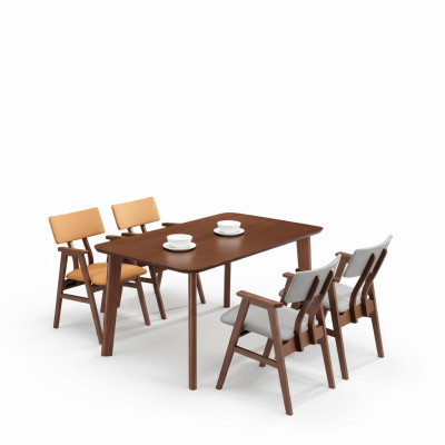 Silla 1x Comedor Club Sillas Silla tapizada Sillón Madera Lounge Italia Diseñador