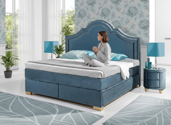 Cama Boxspring Cama. Hotel. Lujo. Camas. Acolchado. Matrimonio. Cama doble. 140 160 180.