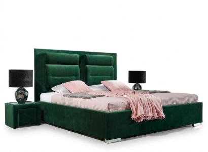 Cama de diseñador dormitorio camas textil cuero hotel lujo acolchado terciopelo
