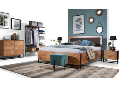 Cama de diseñador de madera Dormitorio Camas Textil Cuero Hotel Lujo Tapicería