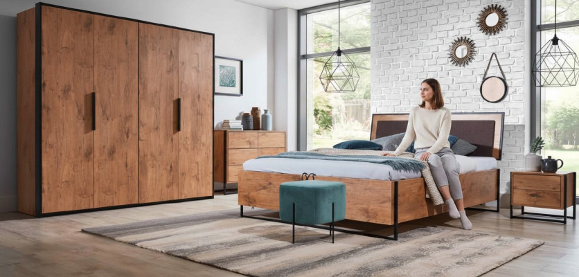 Cama tipo loft de madera camas de diseñador tapizado de cuero textil tela Hote 140 160 180