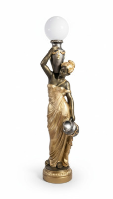 Lámpara de pie Lámpara Lámpara Estatua Figura Esculturas Escultura Estatuas Lámpara de pie