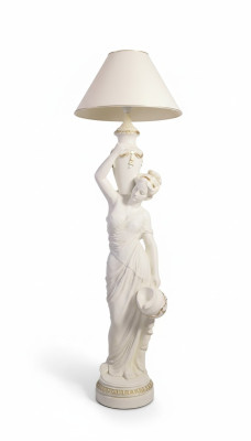 Lámpara de pie para sala de estar, luz de diseño XXL, figura, escultura, nuevo.