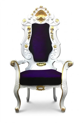 Trono Silla Real Tapizada Chesterfield Terciopelo Estilo Antiguo Asiento Individual