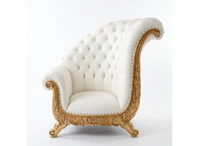 Trono Sillón Real Sillones tapizados Chesterfield de terciopelo estilo antiguo de 1 plaza