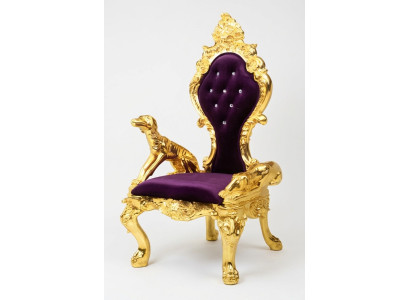 Trono Silla Sillas Real Tapizado Chesterfield Terciopelo 1 Plaza Estilo Antiguo