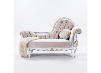 Chaiselongue Chesterfield Recámara estilo antiguo de alta calidad Sofá Tumbona Nuevo