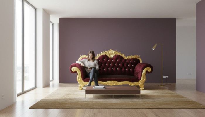Sofá de trono Chesterfield real tapizado en terciopelo de 3 plazas de estilo antiguo, nuevo.