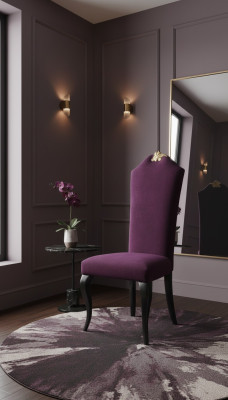 Silla Trono Sillón Conjunto Comedor Diseñador Madera Estilo Antiguo Barroco Rococó