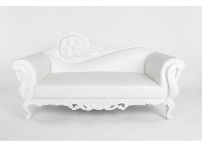 Trono de descanso Chaise longue Butaca real Tapizado en Chesterfield de terciopelo Estilo antiguo Sillón