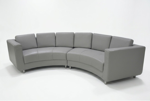 Sofá redondo Muebles de sala Sofás de cuero Sofás Sofá Rincón de paisaje Esquina Nuevo
