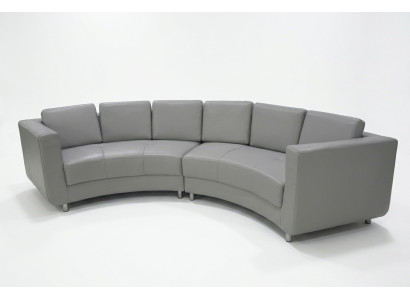Sofá redondo Muebles de sala Sofás de cuero Sofás Sofá Rincón de paisaje Esquina Nuevo