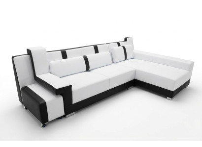 Sofá esquinero sofá almohadilla esquinero conjunto de asientos decoración del hogar iluminado forma en L cuero