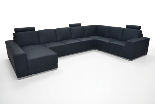 Sofá de cuero Sofá Sofá de esquina Conjunto de sofás Diseño moderno Sofá en forma de U