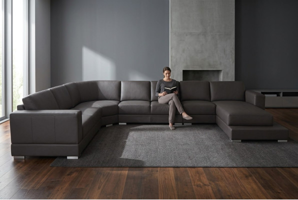 Diseño de sofá esquinero acolchado conjunto de asientos paisaje muebles modernos sofás nuevos.